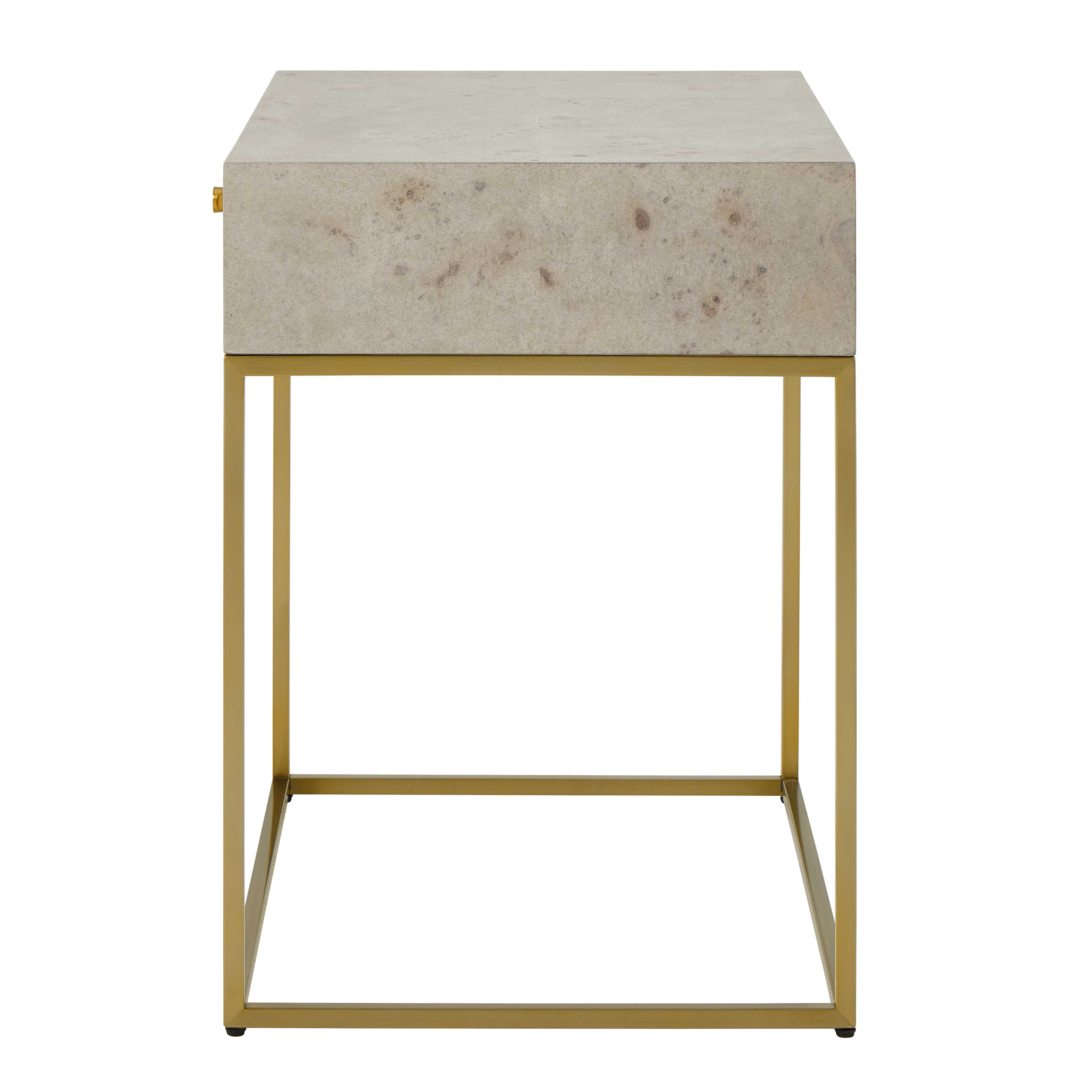 Pembrook Light Washed Side Table large image 