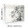 Magnolia Home Tea Rose White & Black Peel & Stick Wallpaper thumbnail 11