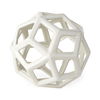 Geom  White Ceramic Geometric  Object, Decorative Object by Mercana, 7.09" length x 7.09" width x 7.09" height thumbnail 1
