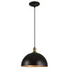 Placuna 1 Light Bronze Pendant, by Uttermost, 10.5" height x 1'3" diameter thumbnail 5