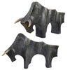 Regal Bull Bronze Sculptures Set/2 thumbnail 3