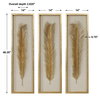 Palma Gold Leaf Shadow Box Set/3, Art by Uttermost, 14" width x 48.25" height x 2.62" depth thumbnail 3