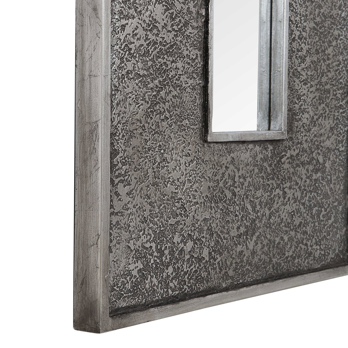 Bannon Tall Metallic Mirror, by Uttermost, 1'6.88" width x 6'1" height x 1.25" depth View 7