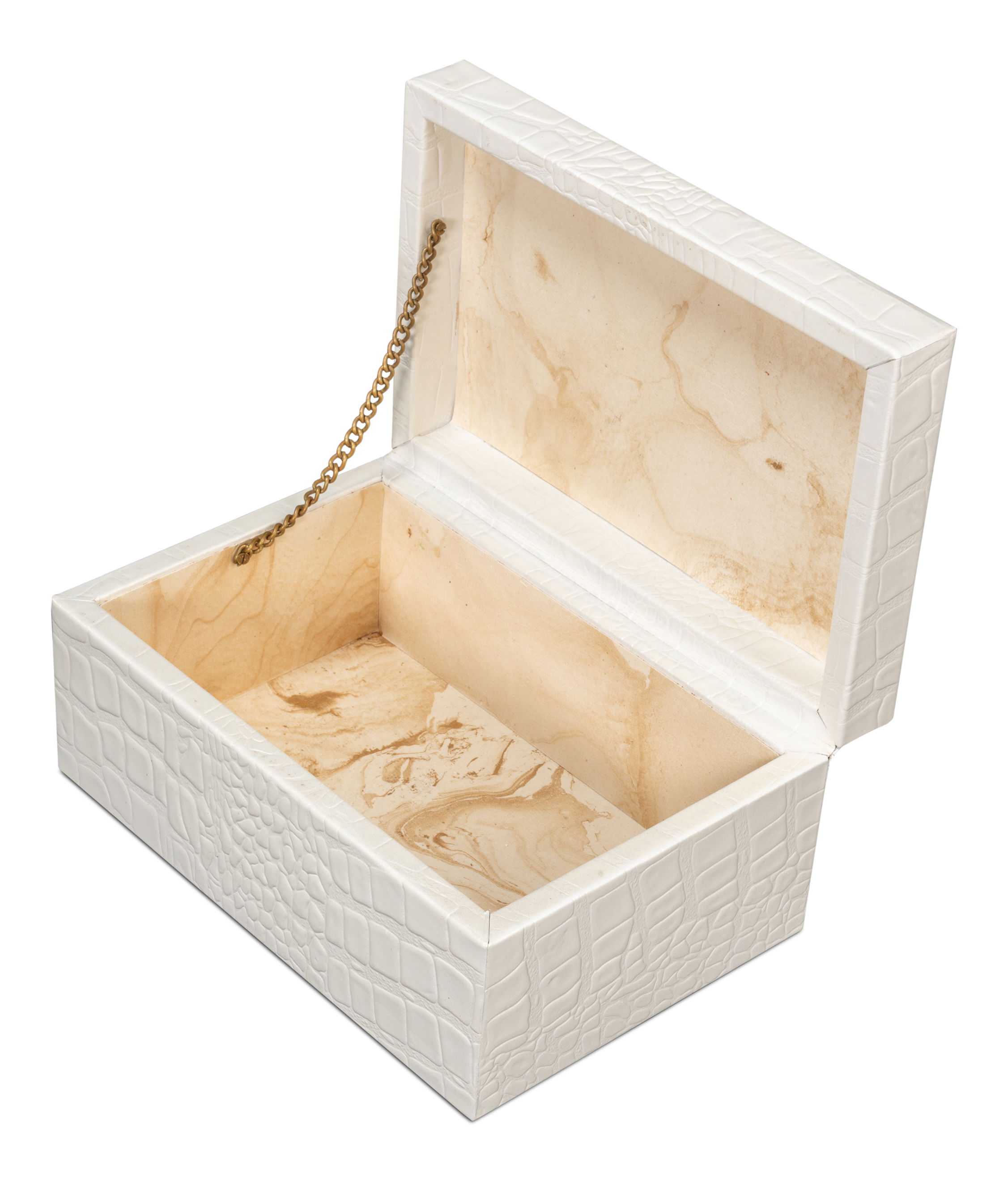 Candece Leather Box  Pearl  S/2 large image 