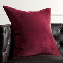 Online Designer Combined Living/Dining 23" Leisure Plum Pillow with Feather-Down Insert