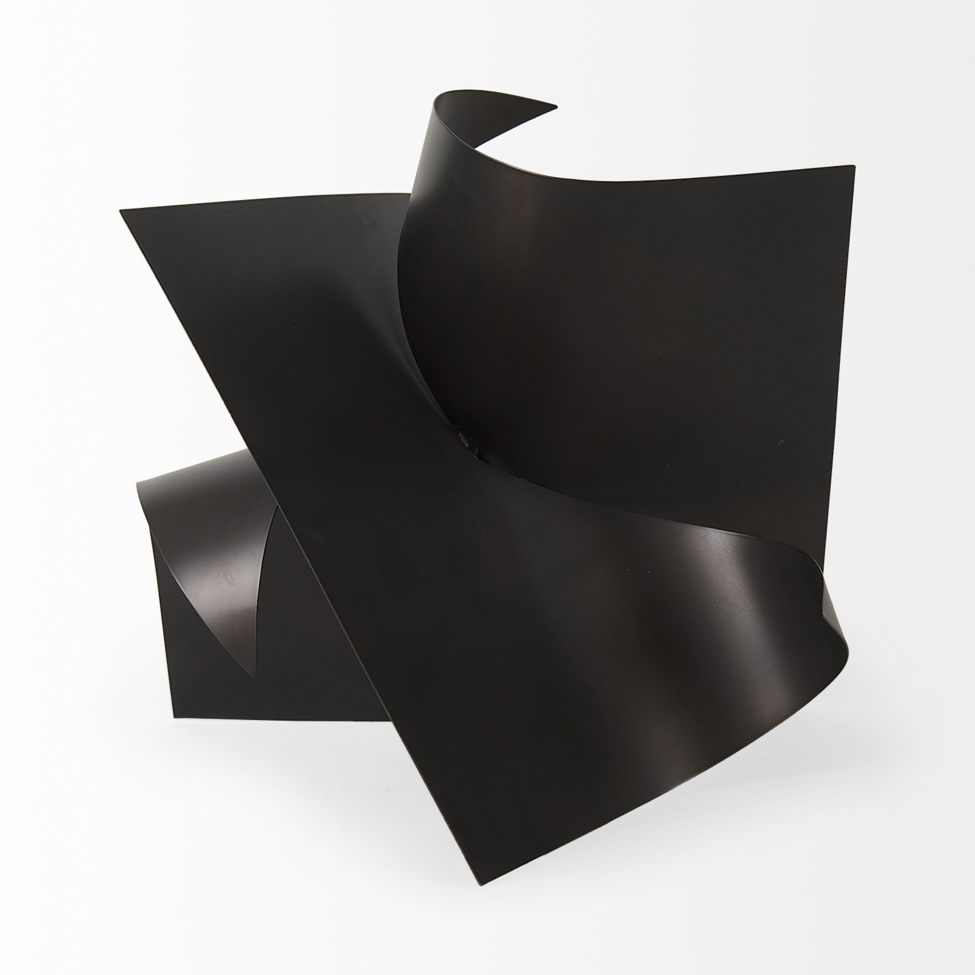 Francesca  Black Metal Sculptural Decorative Object large image 