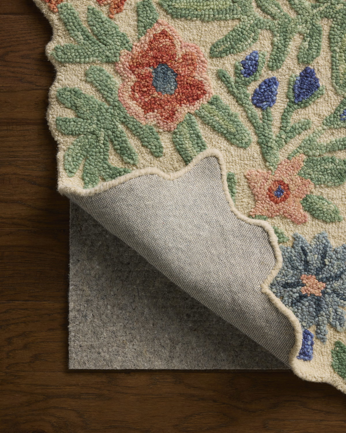 Rifle Paper Co. x Loloi Edith Rug, 2'6" length x 7'6" width View 5