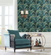 Tropical Paradise Green & Teal  Wallpaper, by York Wall, 27' length x 2'3" width x 0.02" depth thumbnail 2