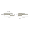 Clay Dream Modular Sectional Coastside Sand thumbnail 8