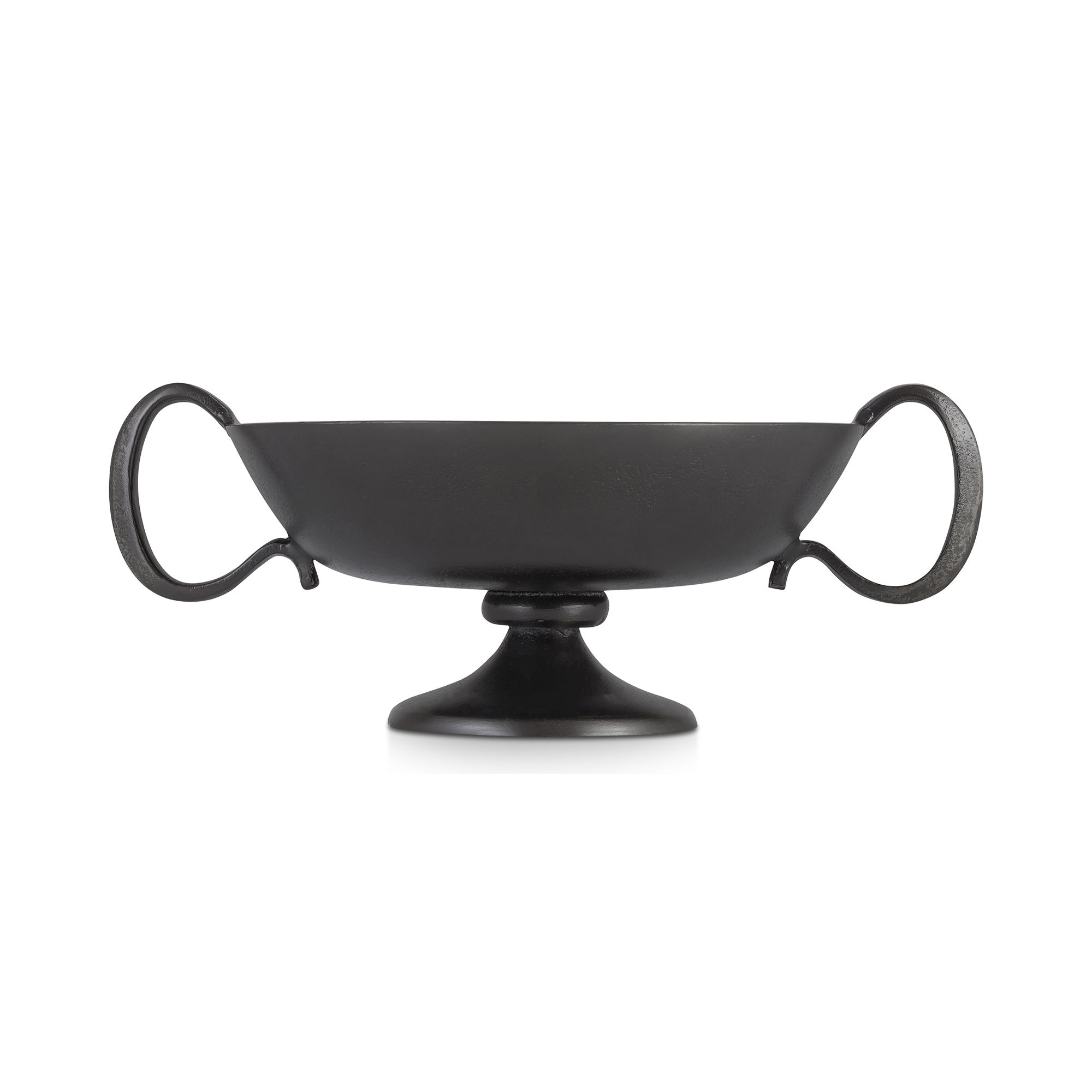 Floris Decorative Bowl Black Cast Aluminum, by Moe's Home, 14" width x 5.25" height x 10" depth View 3