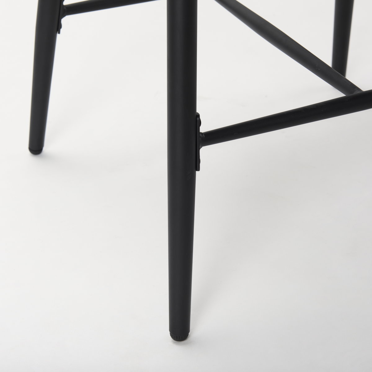 Colin Backless 38.2in Seat Counter Stool | Black Metal, Counter & Bar Stool by Mercana, 21.1" length x 22.6" width x 38.19" height View 14