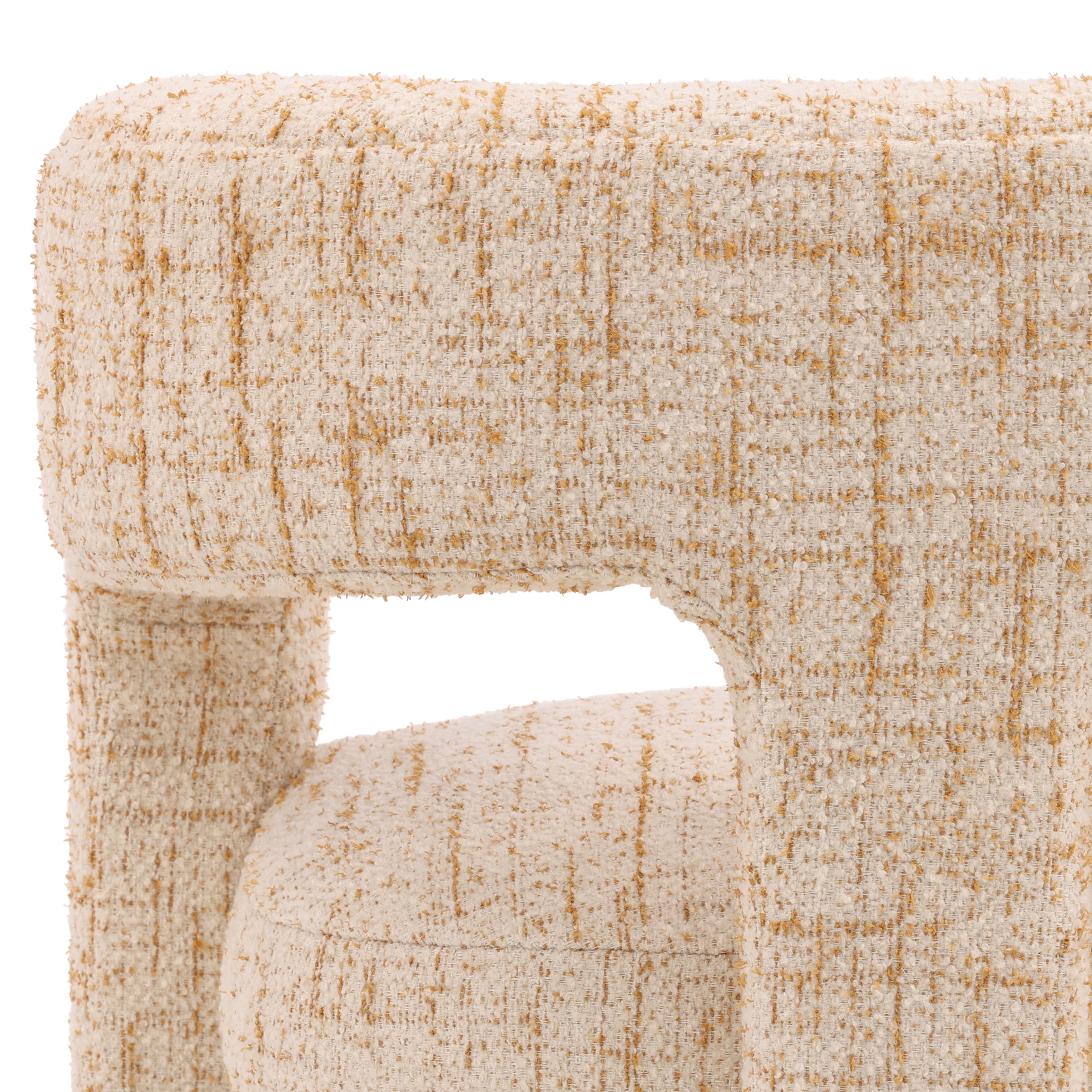 Bowie Occasional Chair Ginger, Accent Chair by Dovetail, 30.71" width x 29.13" height x 26.57" depth View 6
