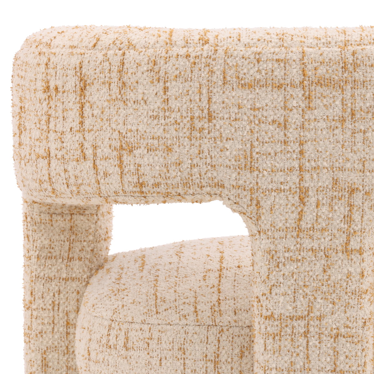 Bowie Occasional Chair Ginger, Accent Chair by Dovetail, 30.71" width x 29.13" height x 26.57" depth View 6