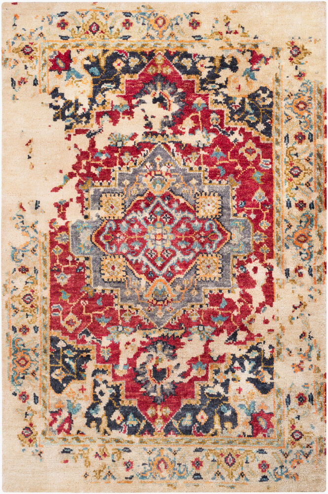 Scarborough Handmade Rug, by Surya, 3' length x 2' width