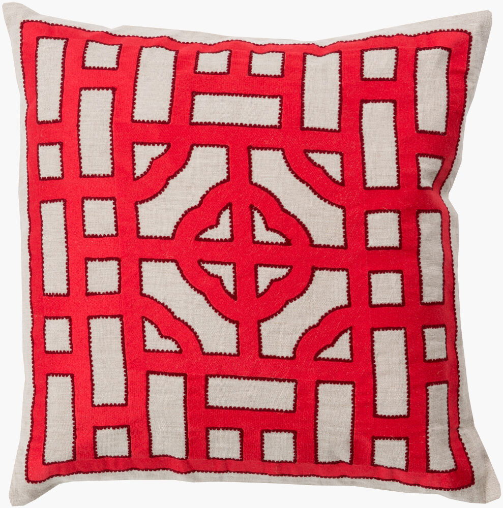 Chinese Gate Accent Pillow large image 