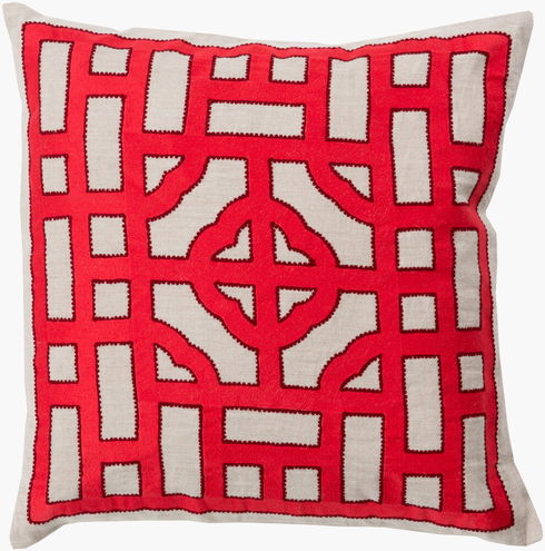 Chinese Gate Accent Pillow