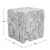Teak Root White Bunching Cube, Furniture by Uttermost, 16.5" width x 18.5" height x 16.5" depth thumbnail 3