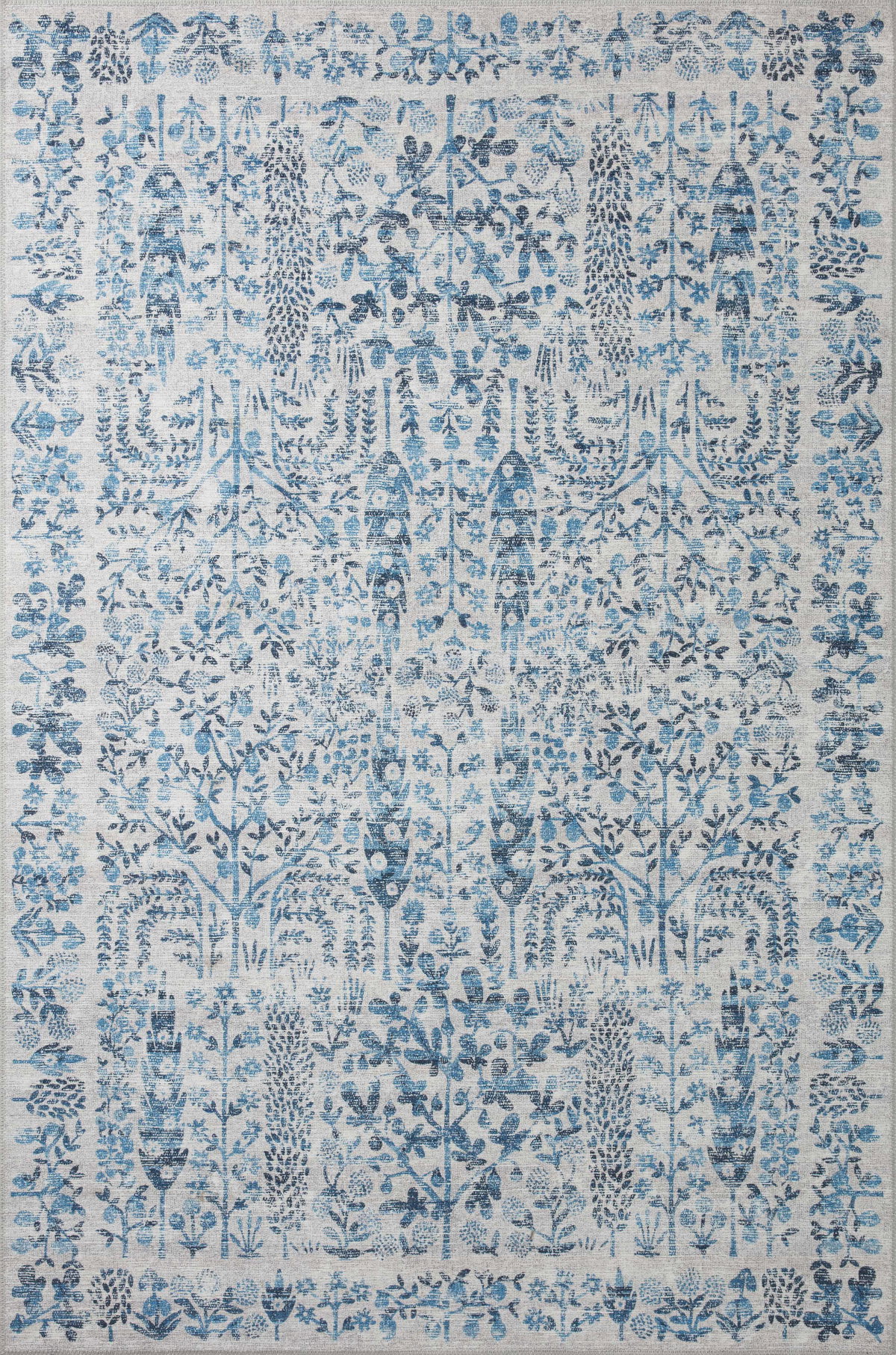 Rifle Paper Co. x Loloi Maison Rug, 2'6" length x 7'6" width View 1