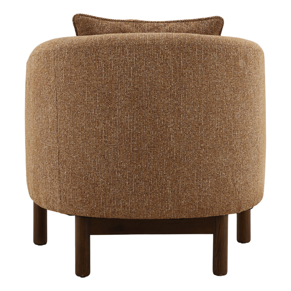 Rimas Occasional Chair Brown, Accent Chair by Dovetail, 29.1" width x 29.25" height x 31" depth View 4