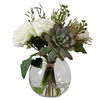 Belmonte Floral Bouquet & Vase, Decorative by Uttermost, 14" width x 13" height x 12" depth thumbnail 1