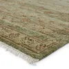 Jaipur Living Augusta JIN04 Handknotted Floral Green and Burnished Gold Area Rug (8'x10') thumbnail 1