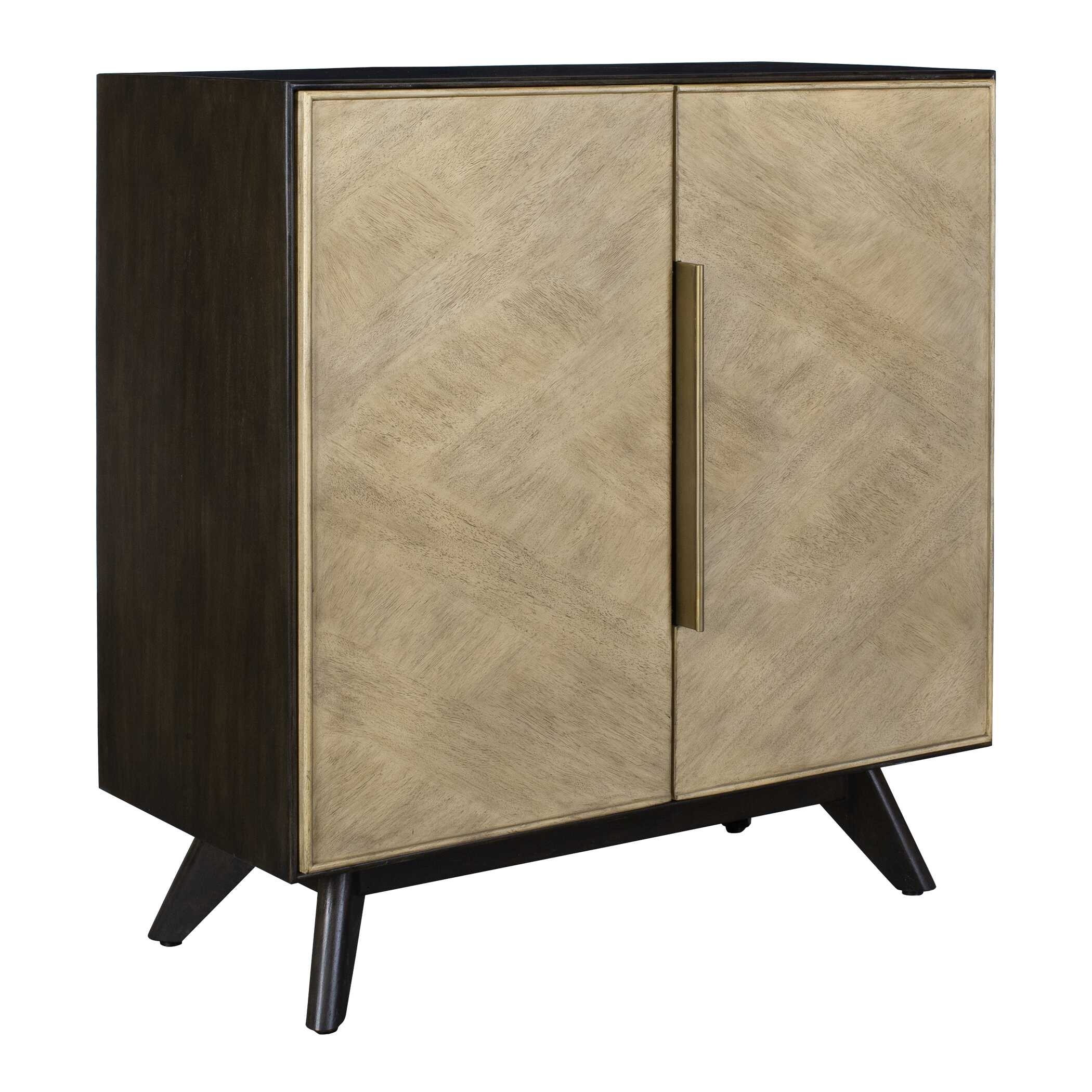 Reina Modern 2 Door Cabinet, Furniture by Uttermost, 31" width x 34" height x 15" depth View 5