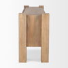 Beth Light Brown Wood with 3 Doors Sideboard thumbnail 4