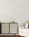 Nazca Neutral & Silver Wallpaper thumbnail 1
