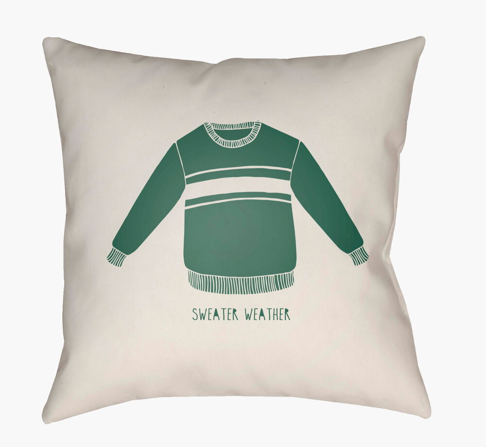 Sweater Weather Accent Pillow, Decorative Pillow by Surya, 18" length x 18" width