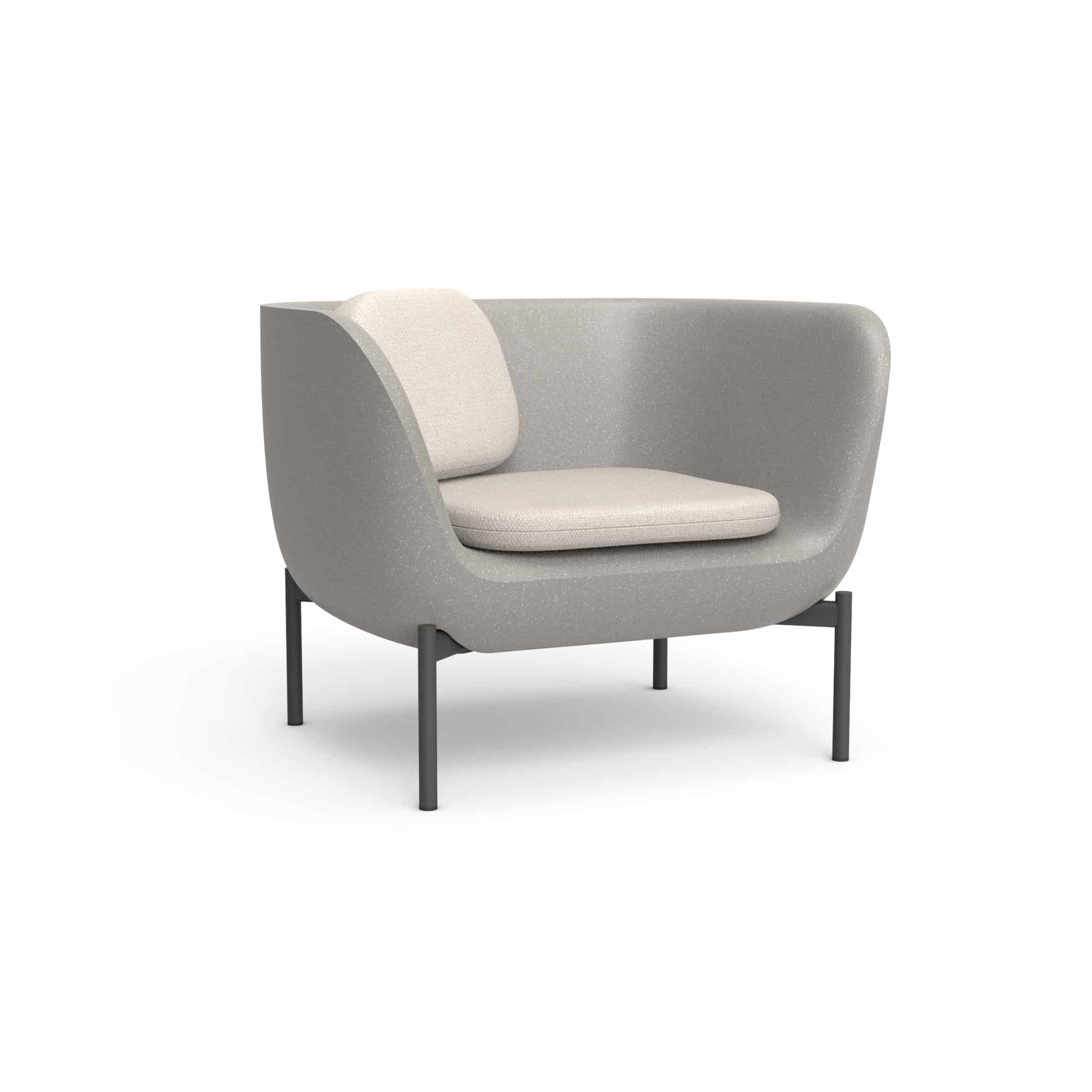 Inou Elements Arm Chair, Outdoor Furniture by Crescent Garden, 2'10.3" width x 2'2.4" height x 2'3.7" depth View 5