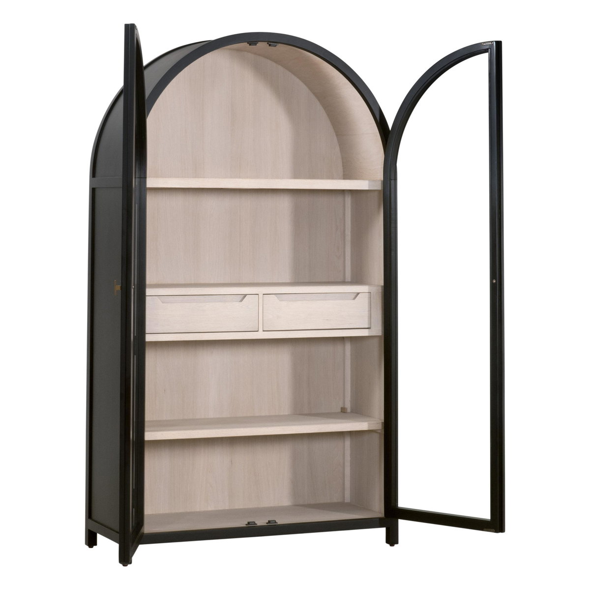 Toulouse Display Cabinet, Shelving & Bookcase by Essentials for Living, 47.5" width x 83" height x 17.75" depth View 6