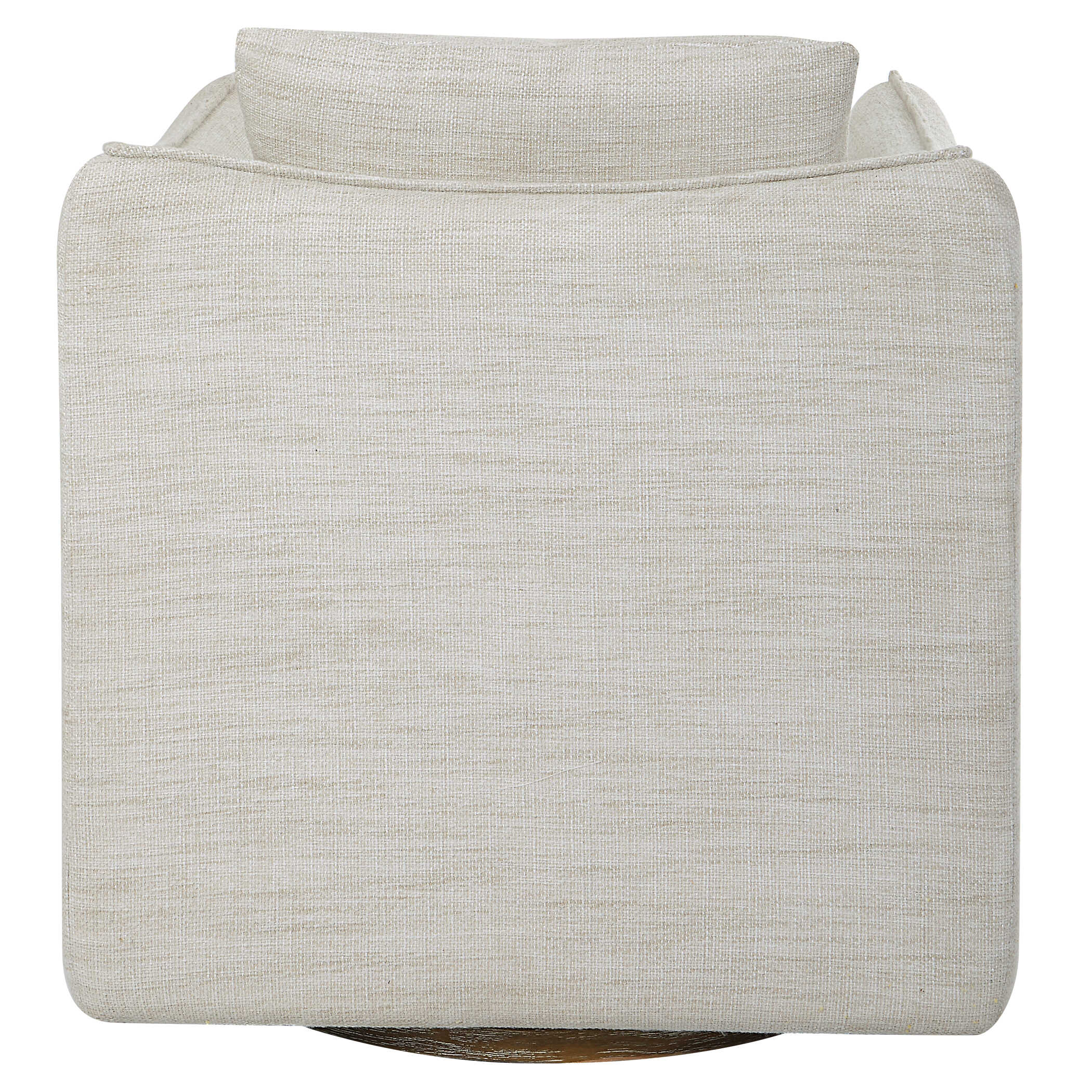 Corben White Swivel Armchair large image 