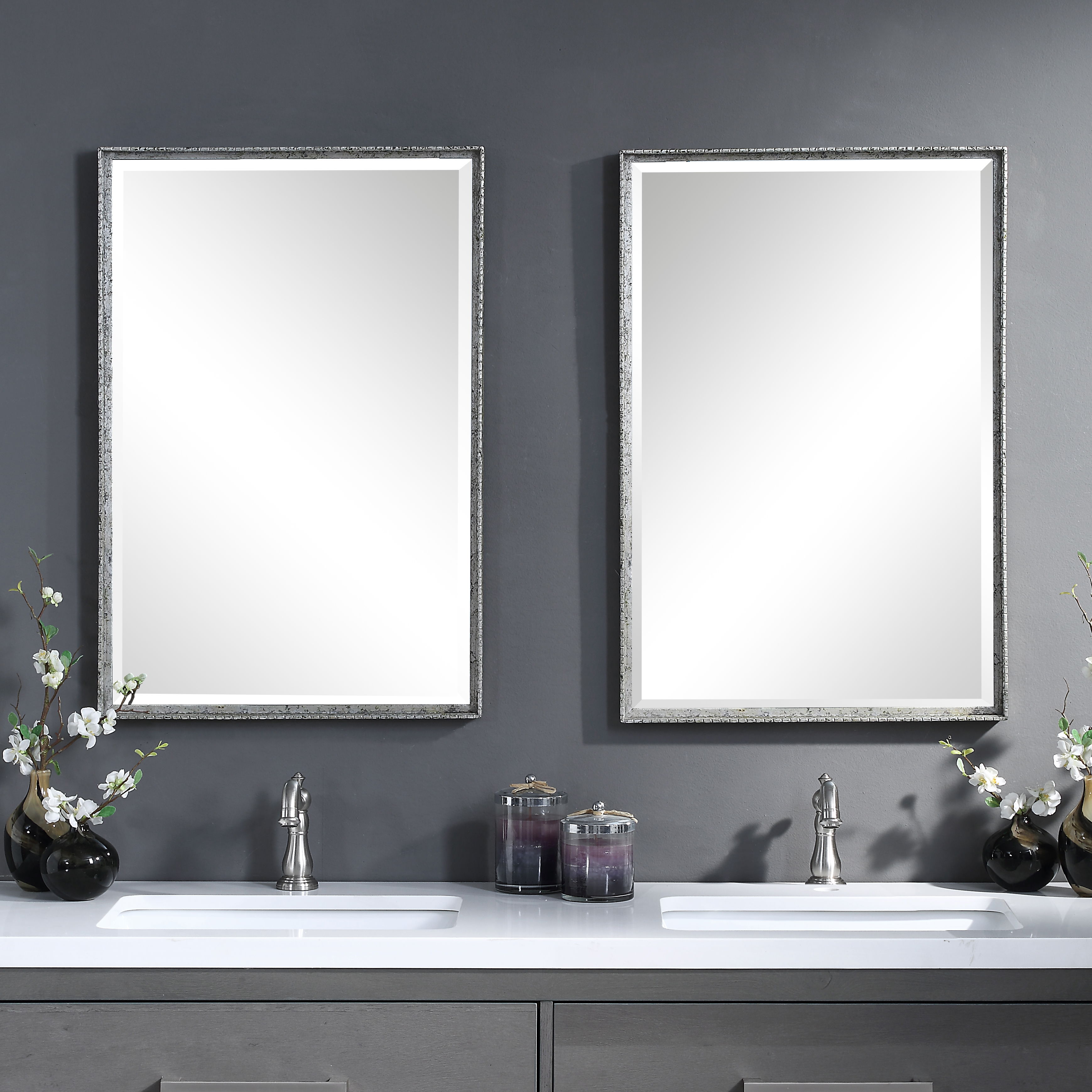 Callan Silver Vanity Mirror large image 