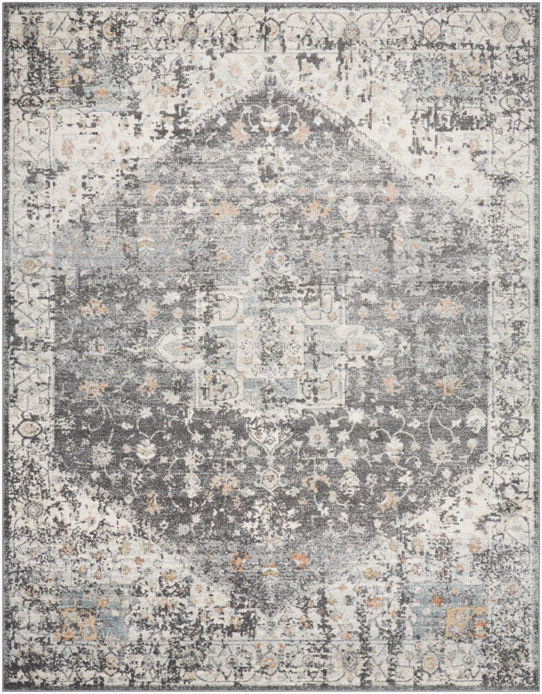 Alpharetta Machine Woven Rug, by Surya, 1'3.75" length x 1'3.75" width