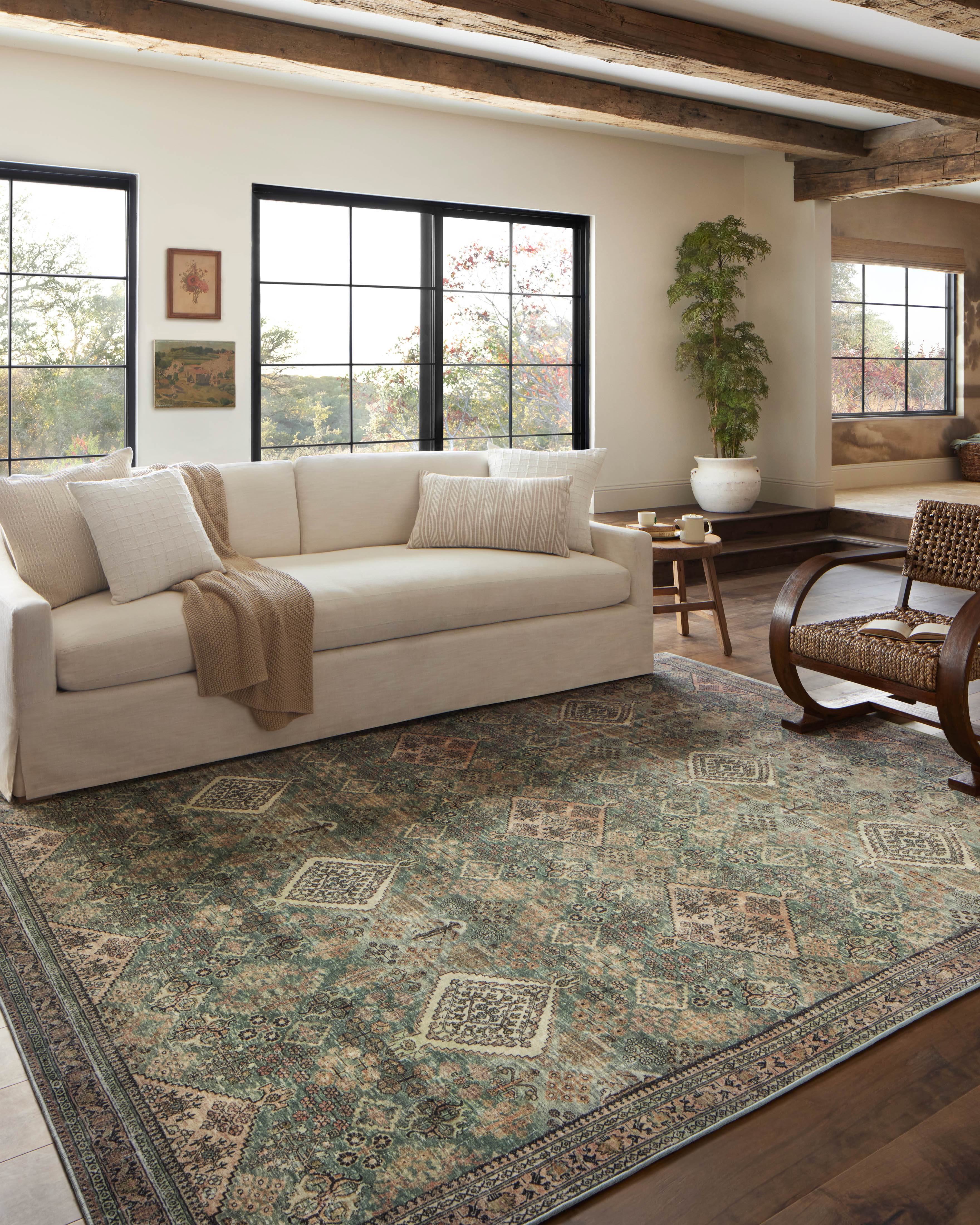 Magnolia Home by Joanna Gaines x Loloi Sinclair Rug, 2' length x 5' width View 3