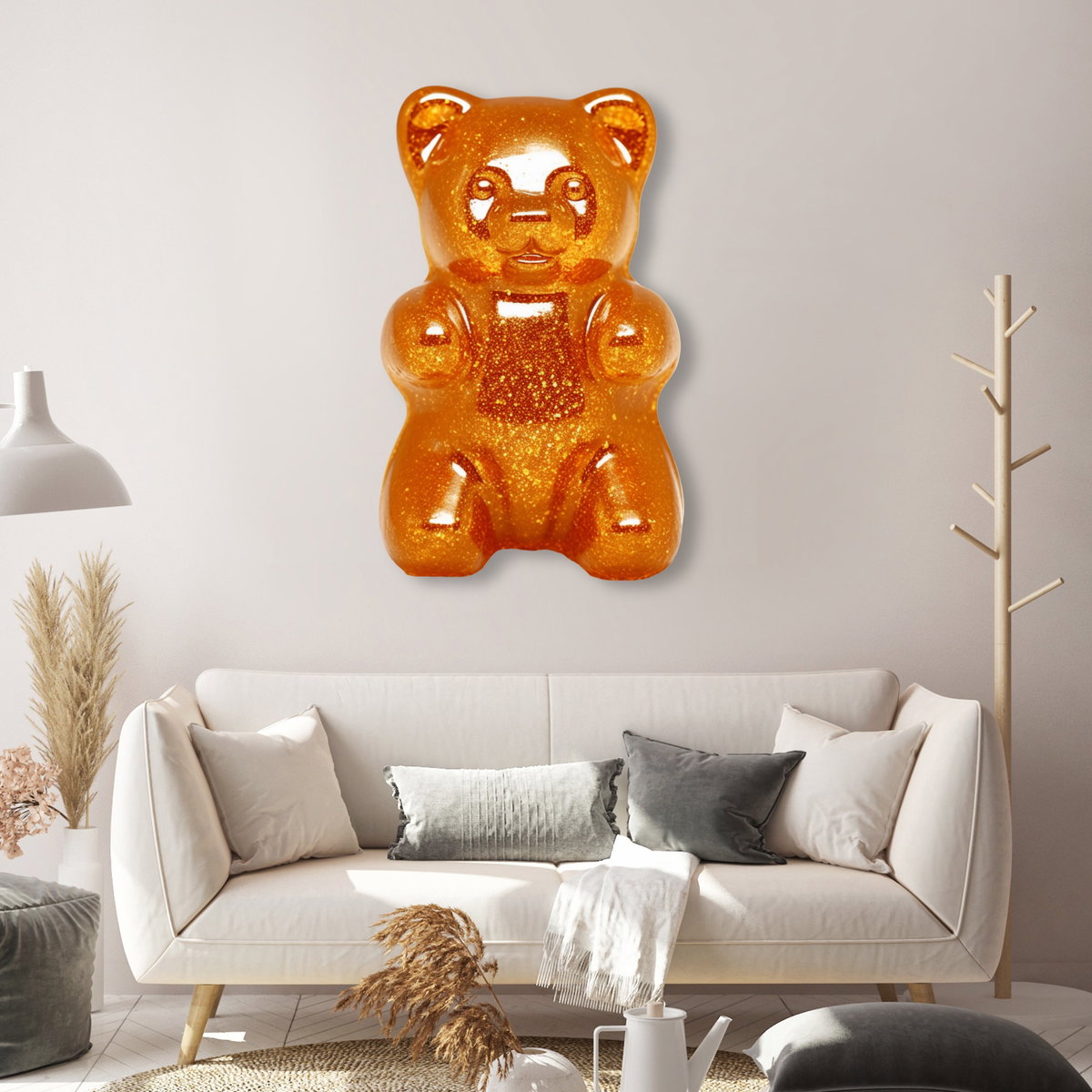 Gummy Bear Orange Soda (No Embellishment), Art by Oliver Gal,  15x10 View 4
