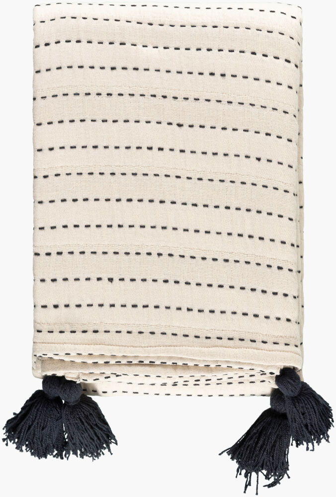 Kapri Throw, Blankets & Throw by Surya, 60" length x 50" width