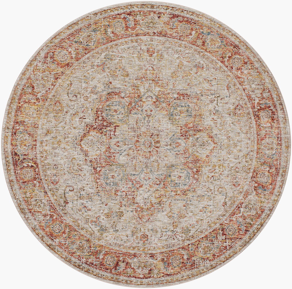 Naila Machine Woven Rug, by Surya, 6'6.74" length x 6'6.74" width