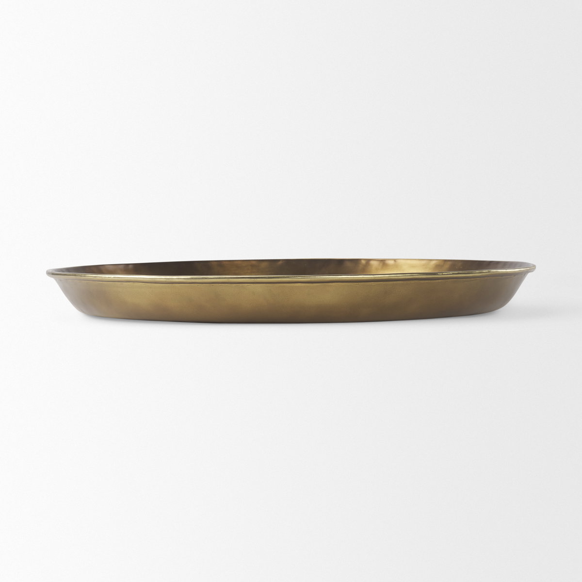 Eagan  Brass Aluminium Tray Large, Decorative Tray by Mercana, 24" length x 24" width x 2" height View 4