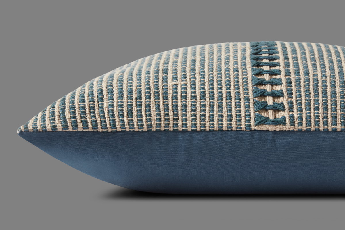 Chris Loves Julia x Loloi Harvey Pillow, Decorative Pillow, 22" length x 22" width View 4