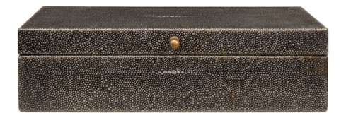 Gatsburg  Shagreen Box  Ant.Grey S/2