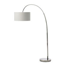 Online Designer Bedroom Overarching Floor Lamp Fr Lp Plshd Nckl Bs w/White Ln Shd Plshd Nckl Bs w/White Ln Shd (79")