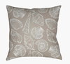 Shells III Accent Pillow, Decorative Pillow by Surya, 18" length x 18" width thumbnail