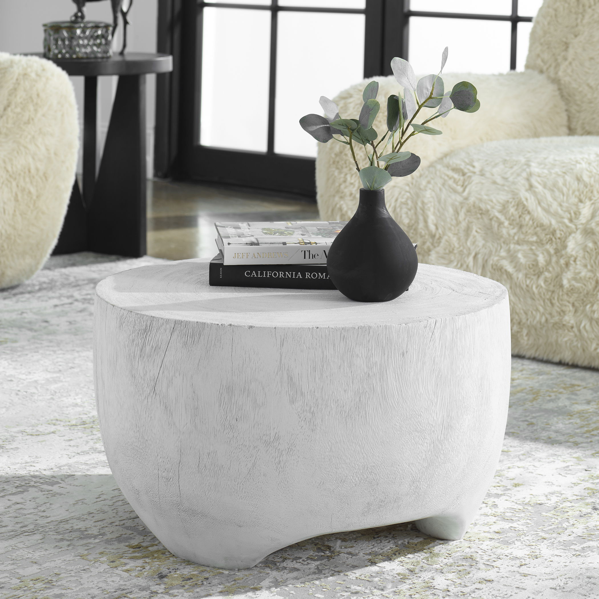 Elevate White Coffee Table, Furniture by Uttermost, 23.5" width x 13.5" height x 23.5" depth View 2