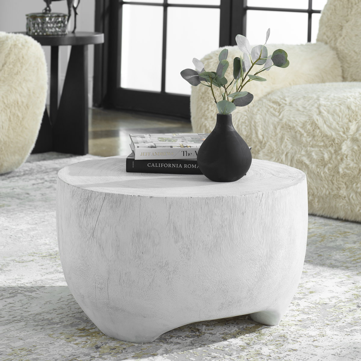 Elevate White Coffee Table, Furniture by Uttermost, 23.5" width x 13.5" height x 23.5" depth View 2