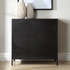 Beswick Black 2 Door Cabinet, Cabinets & Chest by Uttermost, 31.5" width x 31.87" height x 14.87" depth thumbnail 2