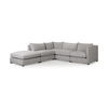 Valence  Medium Gray Armless Sectional Piece, Sectional Sofa by Mercana, 38.19" length x 38.58" width x 28.35" height thumbnail 15