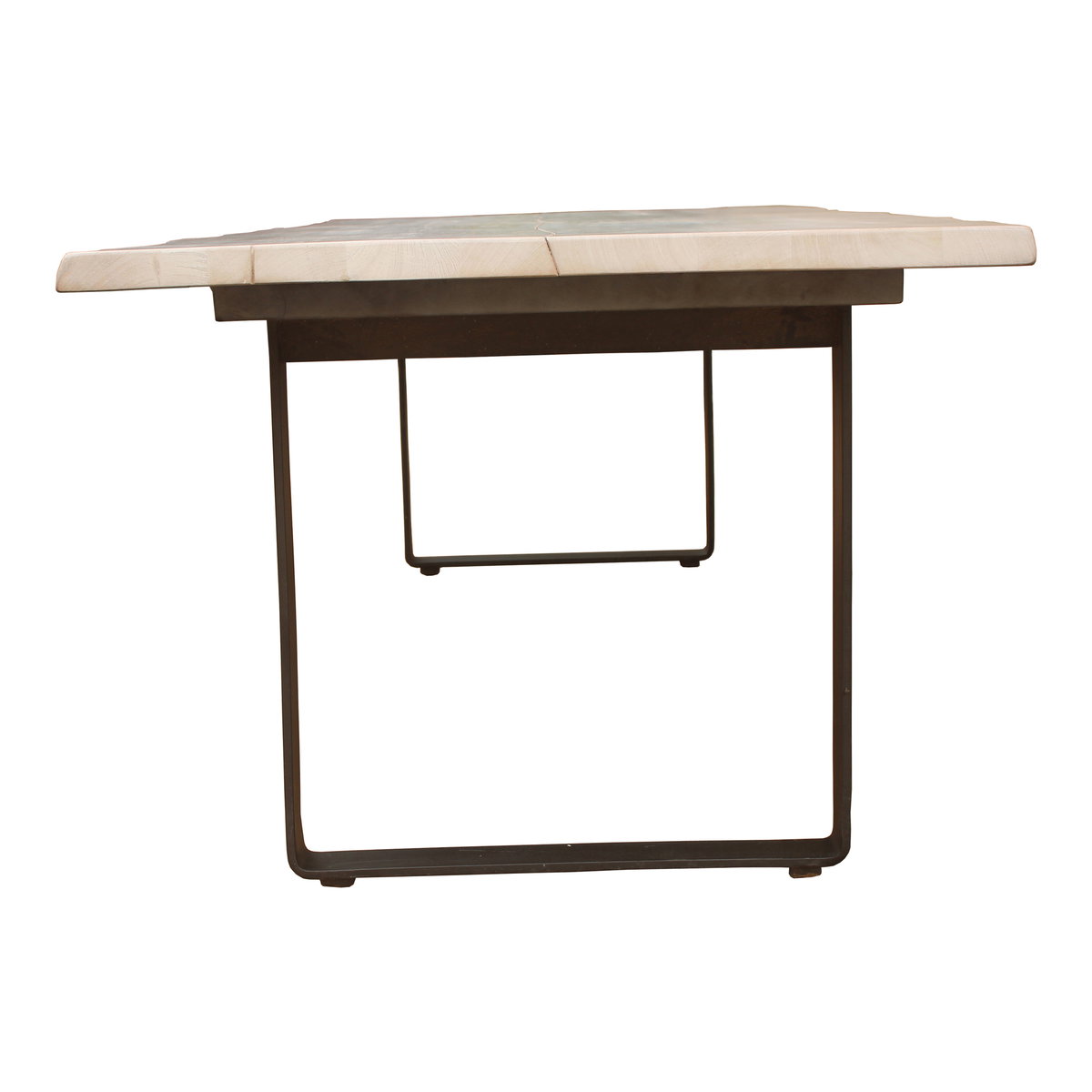 Wilks Dining Table White, by Moe's Home, 118" width x 30" height x 39" depth View 2