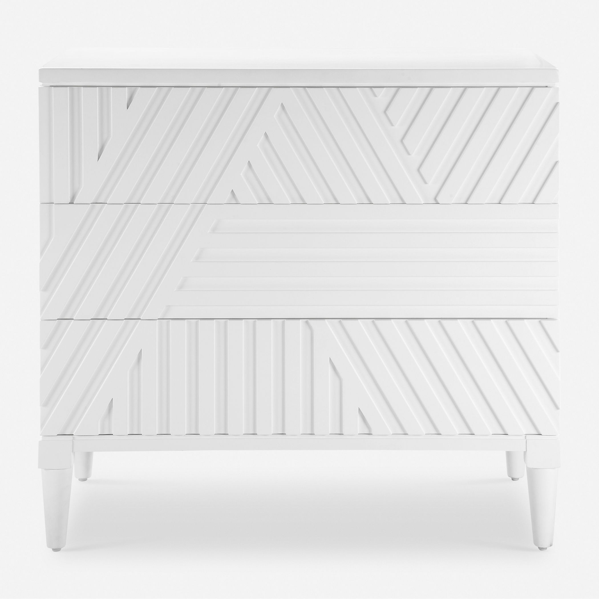 Colby White Drawer Chest large image 