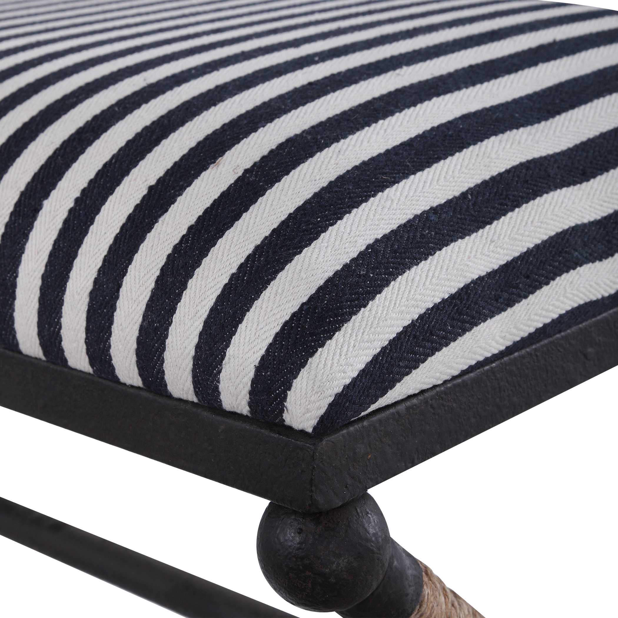 Braddock Striped Bench large image 